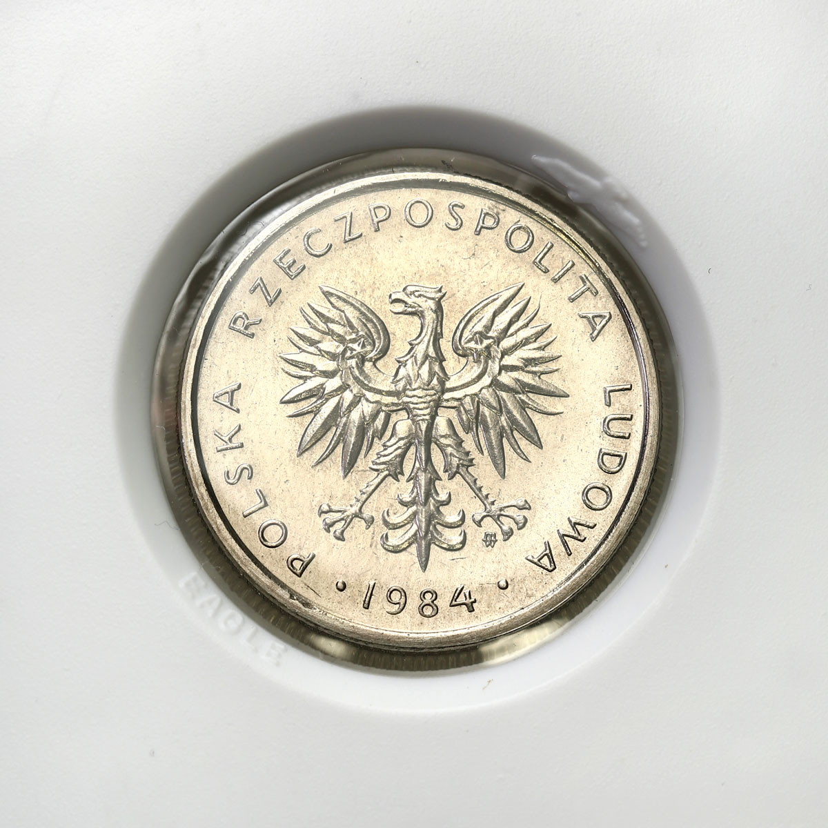 PRL. PRÓBA Nikiel 10 złotych 1984 – nominał